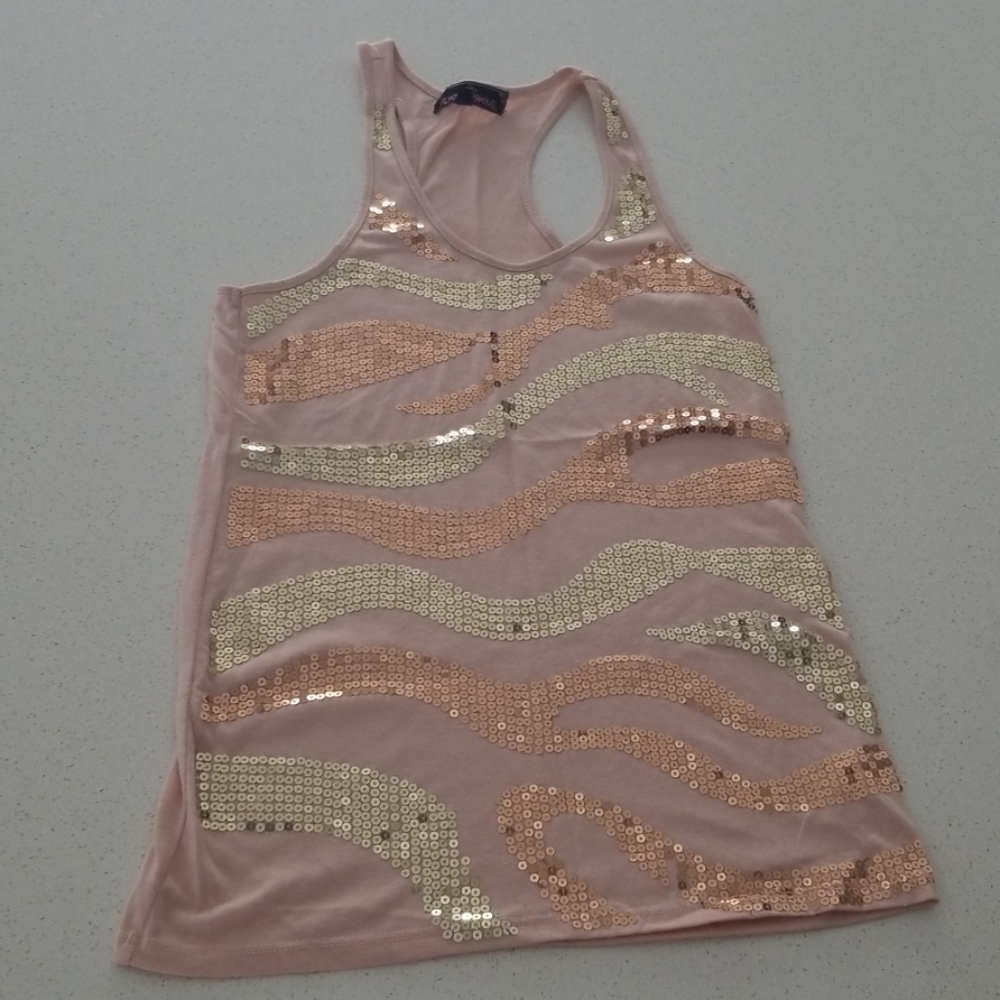 Fun sequin tank top